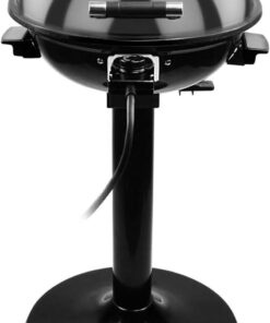 Techwood 1600W Indoor Outdoor Electric Grill. Electric BBQ Grill. Portable Removable Stand Grill. Black