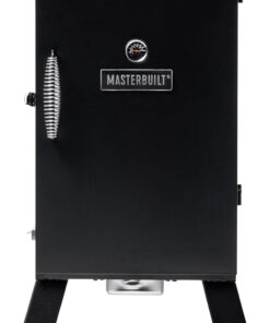 MB20070210 Analog Electric Smoker with 3 Smoking Racks. 30 Inch. Black