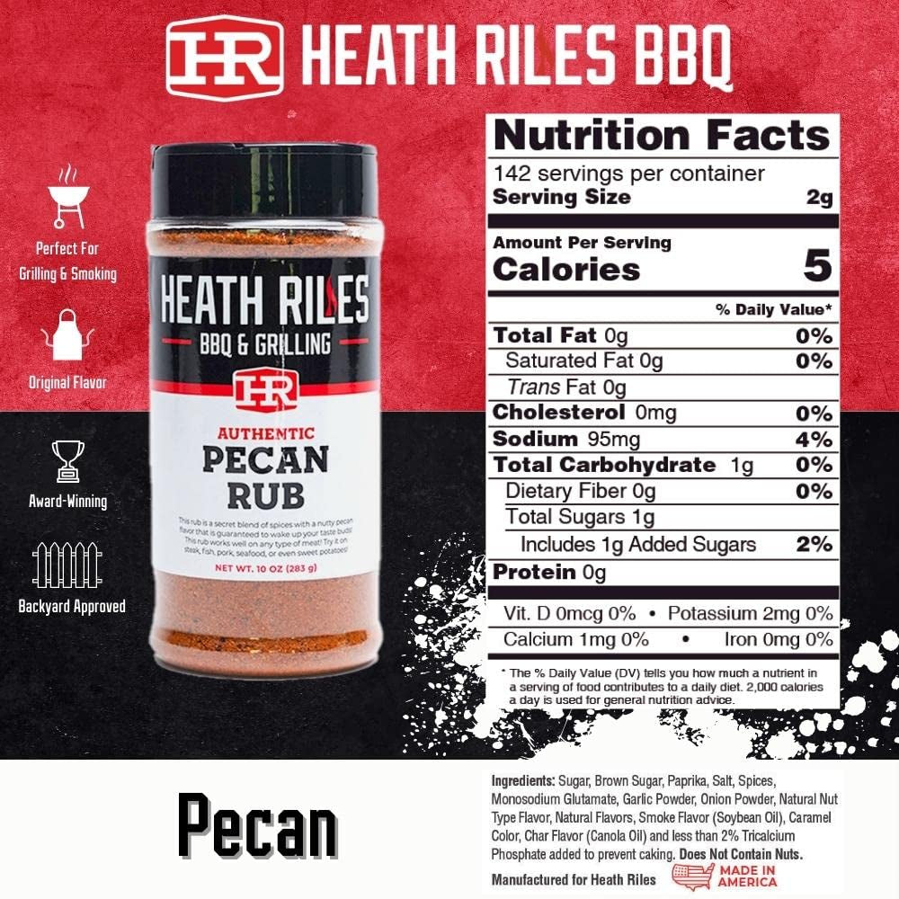 Heath Riles Apple. Cherry and Pecan Rub Seasonings Bundle - Image 7