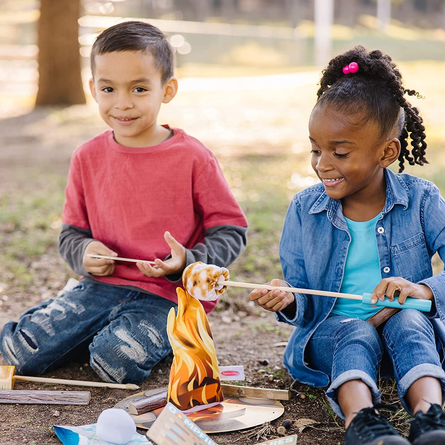 Melissa & Doug Let'S Explore Campfire S'Mores Play Set - Play Campfire Sets for Kids Ages 3+ - Image 2