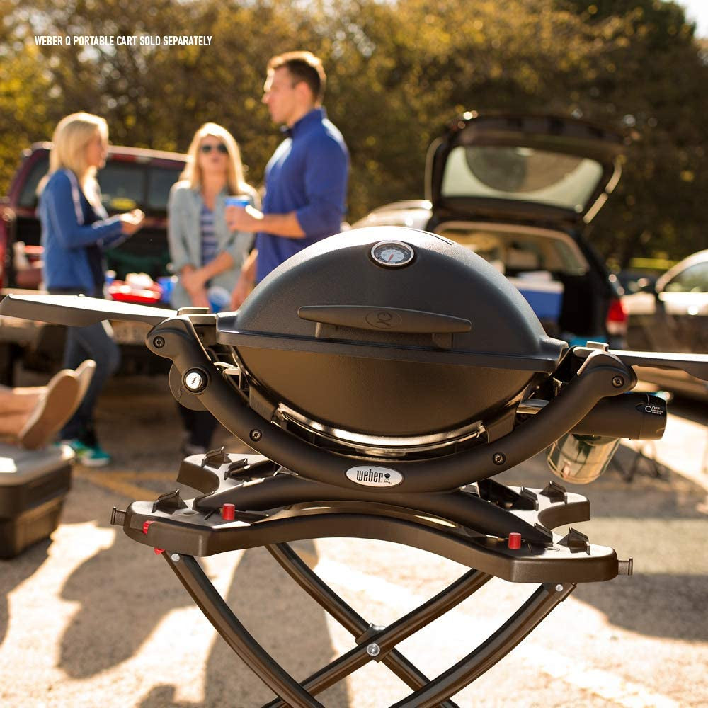 Weber Q1200 Liquid Propane Grill. Black - Image 4