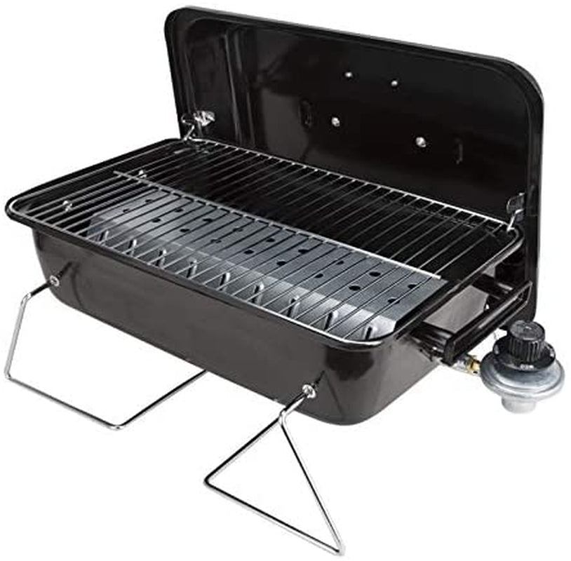 Duke Grills Omaha Go Anywhere Portable Gas Grill - Mini BBQ Propane Grill for Camping. RV. Tailgate - Cooks 8 Hamburgers at Once - Long Life Steel - Foldable Legs - Image 9