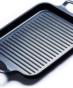 Nonstick Grill Pan. Induction Stove Top Grill Plate. Glass Grilling Pan for Indoor. Gas Range Grill Panel/Skillet
