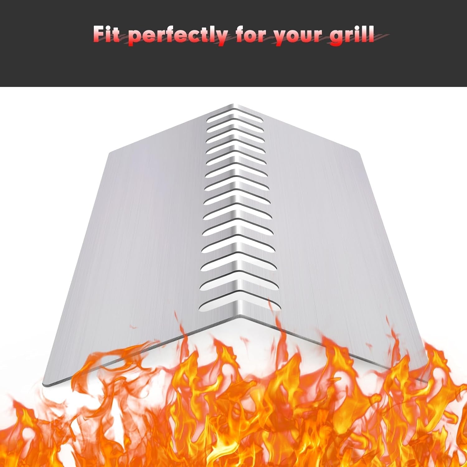 Cozilar Grill Heat Shield Heat Plates for Bull Grill Replacement Parts 16631.16521. 16670. Cal Flame Replacement Parts. Bull Brahma. G Series 5 Burner Grill G5 BBQ18G05. Burner Covers BBQ Accessories - Image 5