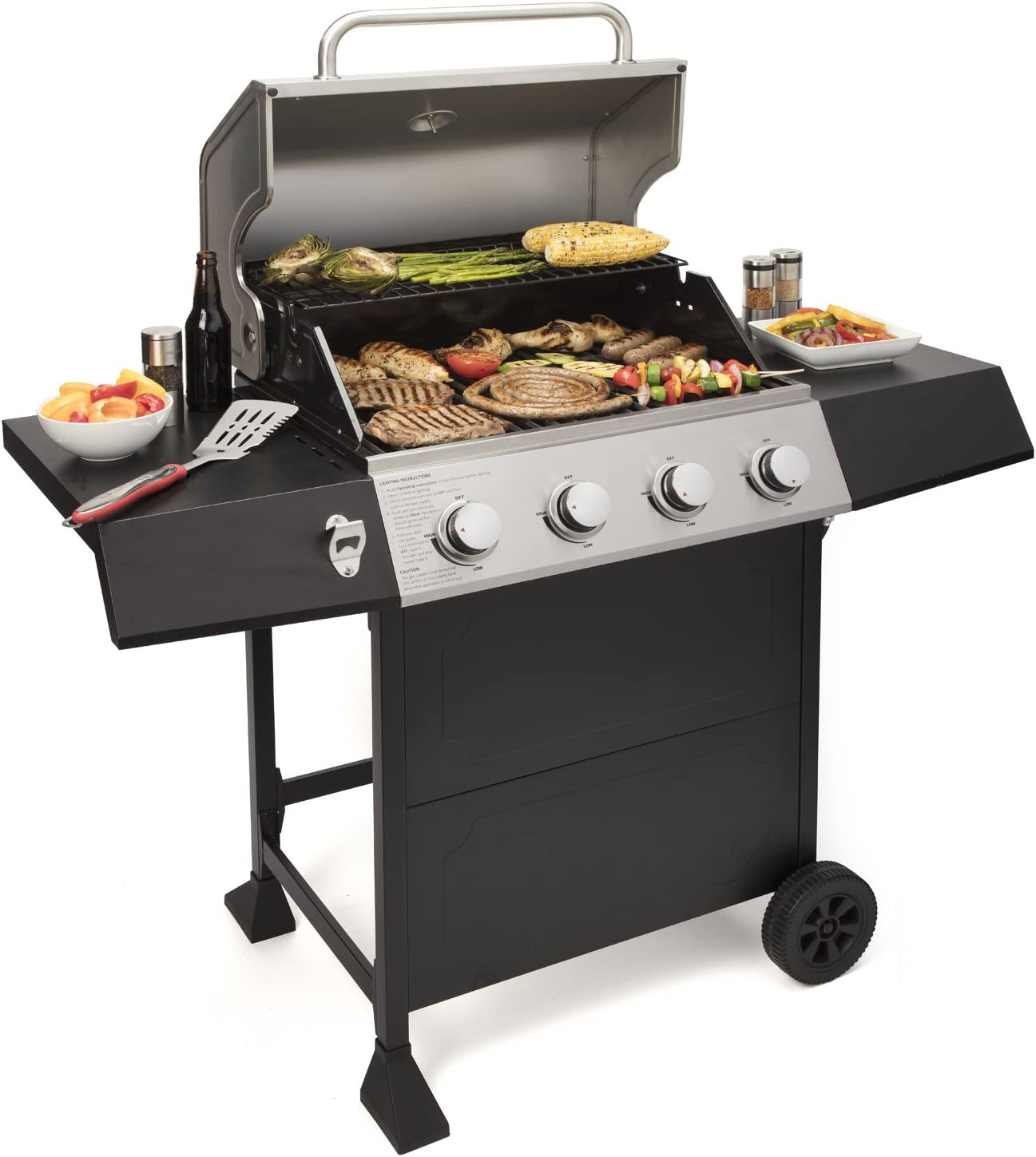 CGG-7400 Propane. 54 Inch. Full Size Four-Burner Gas Grill - Image 4