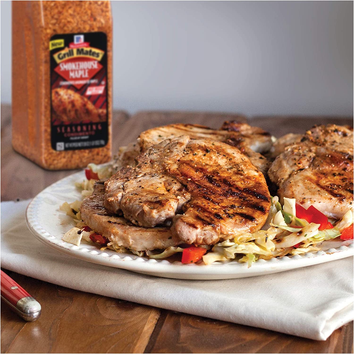 Mccormick Grill Mates Smokehouse Maple Seasoning. 28 Oz - One 28 Ounce Container. Perfect on Pork Chops. Chicken. Burgers and More - Image 3