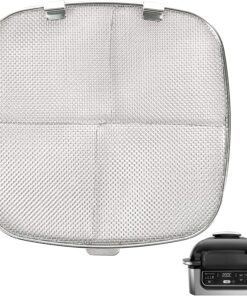 Stainless Steel Splatter Shield for Ninja Foodi AG301. Air Fryer Accessories for Ninja Foodi 5-In-1 Indoor Grill. Replacement Parts for Ninja Foodi AG300. AG300C.AG301C. AG302. AG400