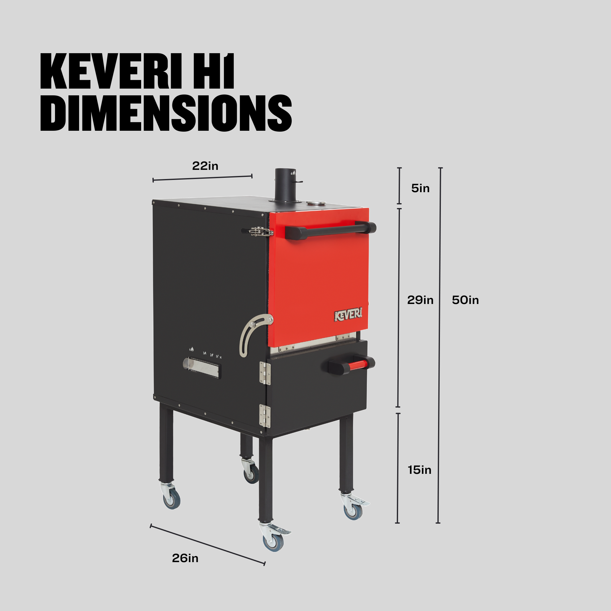 Keveri: H1 Charcoal Oven - Image 8