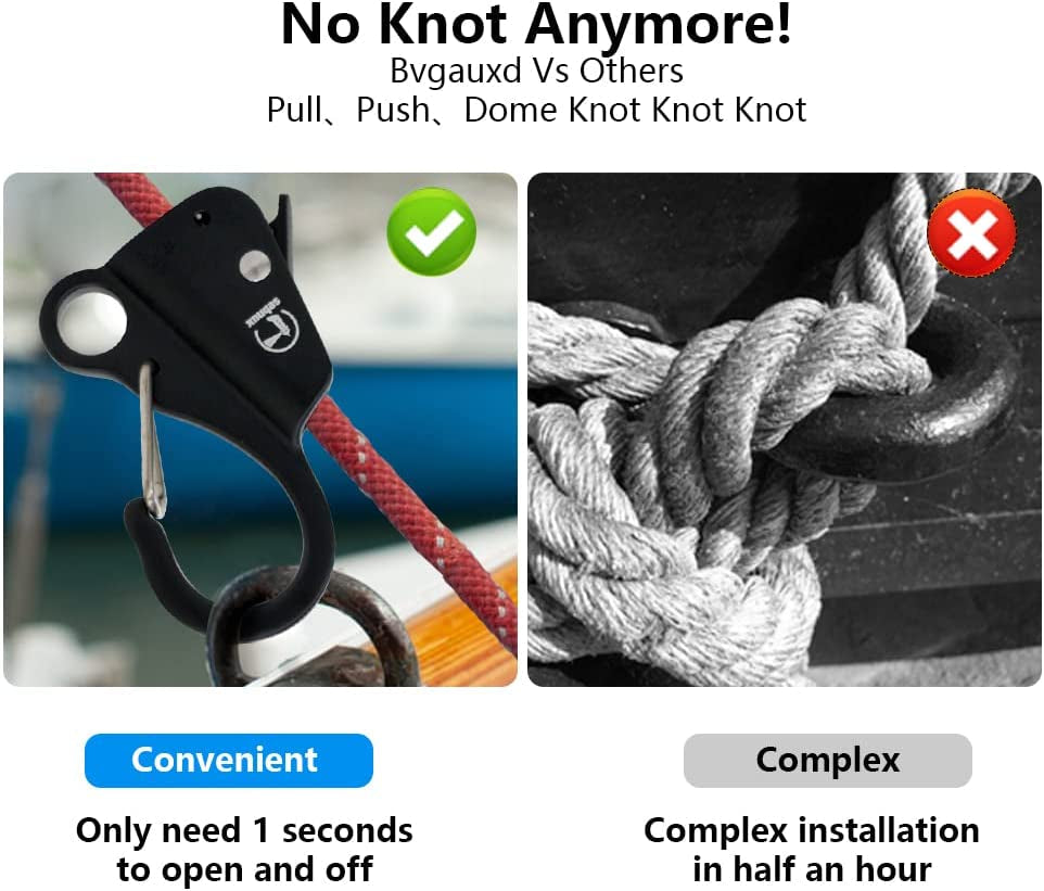 Stainless Steel Boat Fender Clip Boat Fender Quick Release Clip Boat Bumper for Docking Ideal for Boat Docking - Image 4