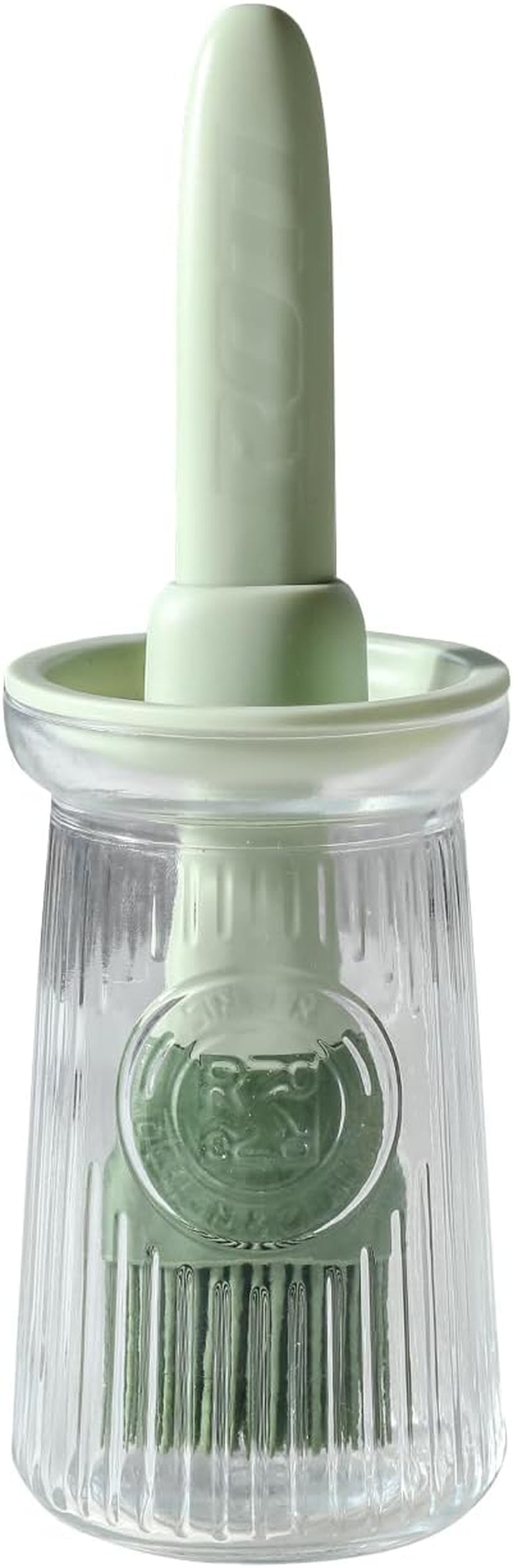 Glass Oil Dispenser Bottle with Silicone Basting Brush – 3‑in‑1 for Olive Oil. Vinegar. Sauce. BBQ & Cooking (Green) - Image 4