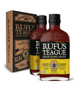 Rufus Teague - Honey Sweet BBQ Sauce - Premium Barbecue Sauce - 15.25 Oz. Bottles - 2 Pack