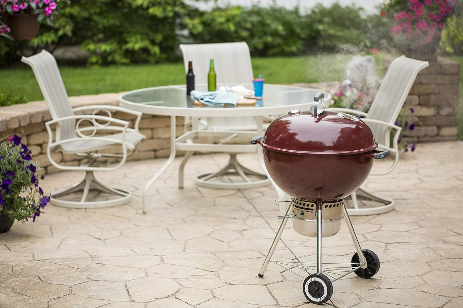 Weber-Stephen Products 14403001 22 Crimson Original Kettle - Image 6