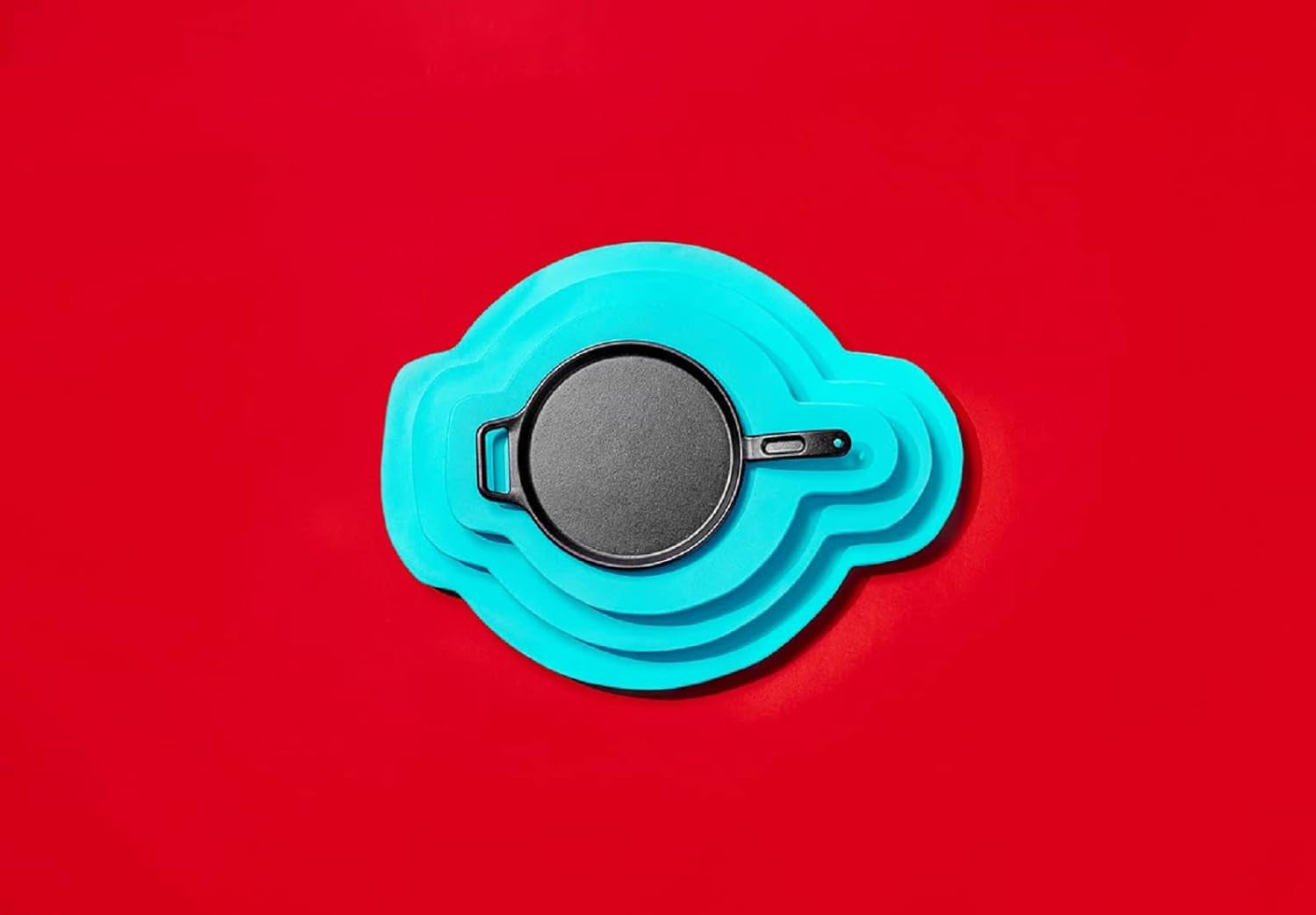 Lodge BOLD 12 Inch Seasoned Cast Iron Griddle. Design-Forward Cookware.Black - Image 4