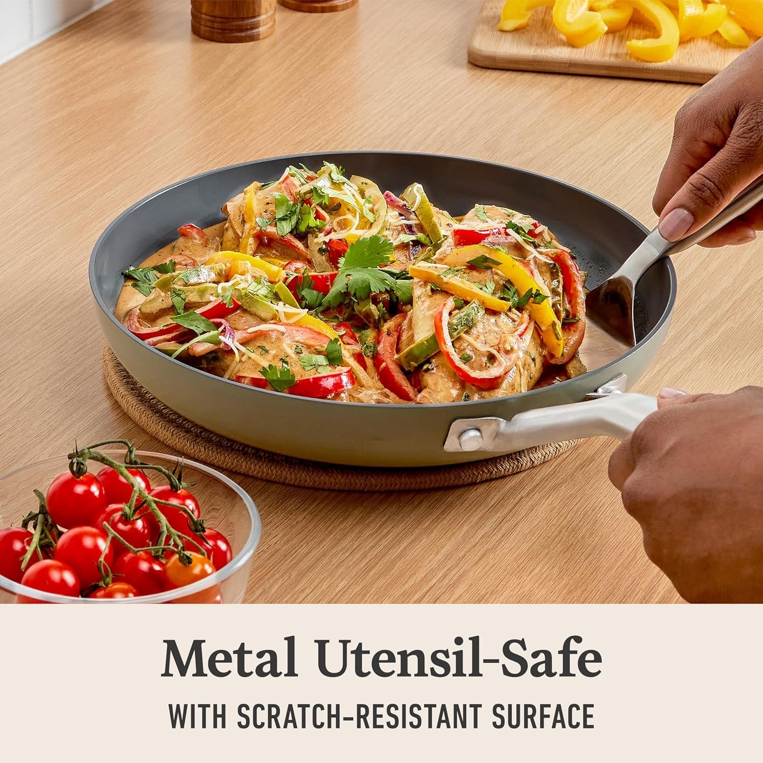 Calphalon® Ceramic Nonstick 12-Pc. Cookware Set - Image 4