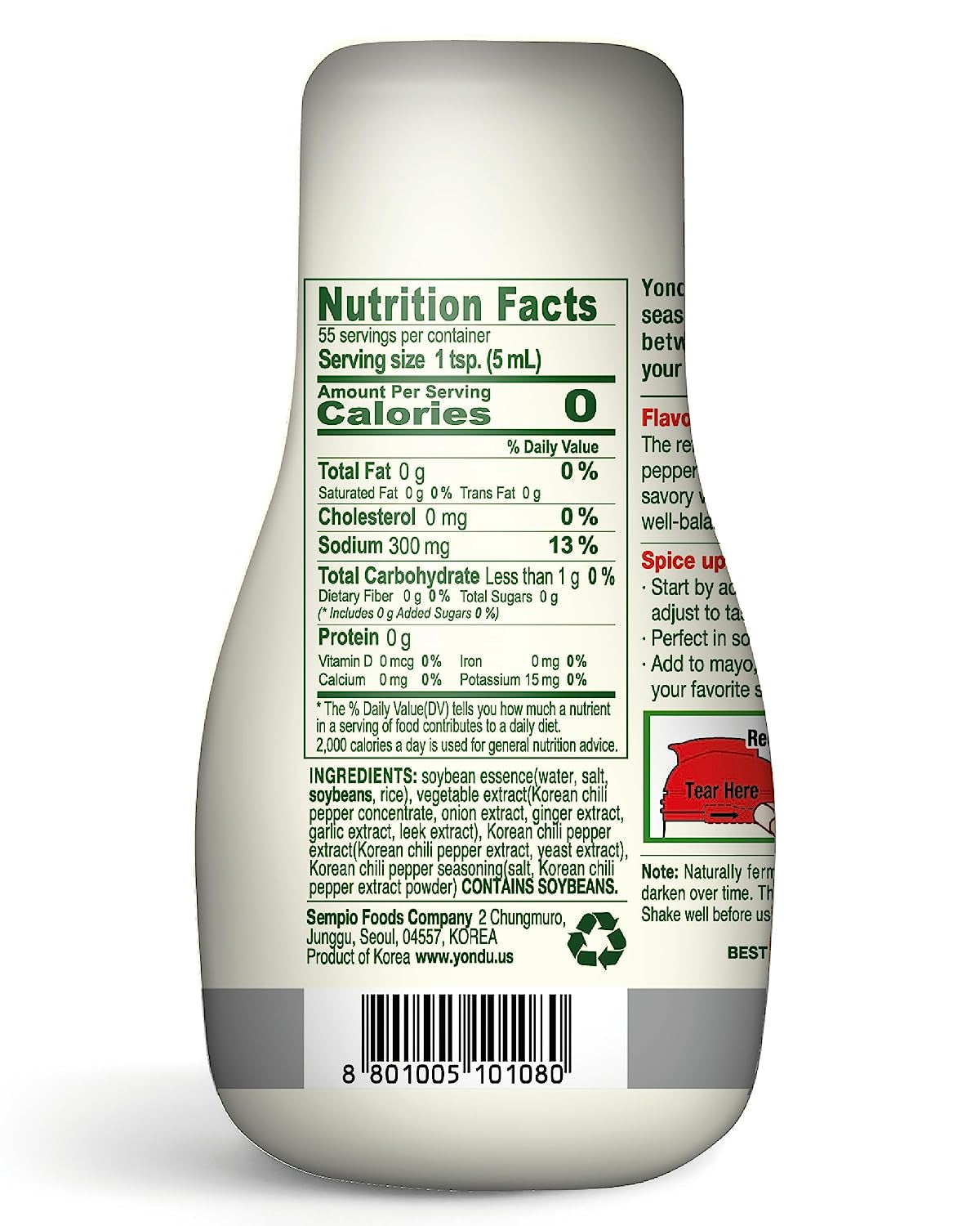 Yondu Hot & Spicy - Plant-Based Spicy Seasoning Sauce – Flavorful Umami Rich Heat to Awaken Your Palate. Better Than: Fish Sauce. Soy Sauce. Bouillon (9.3 Fl Oz) - Image 4