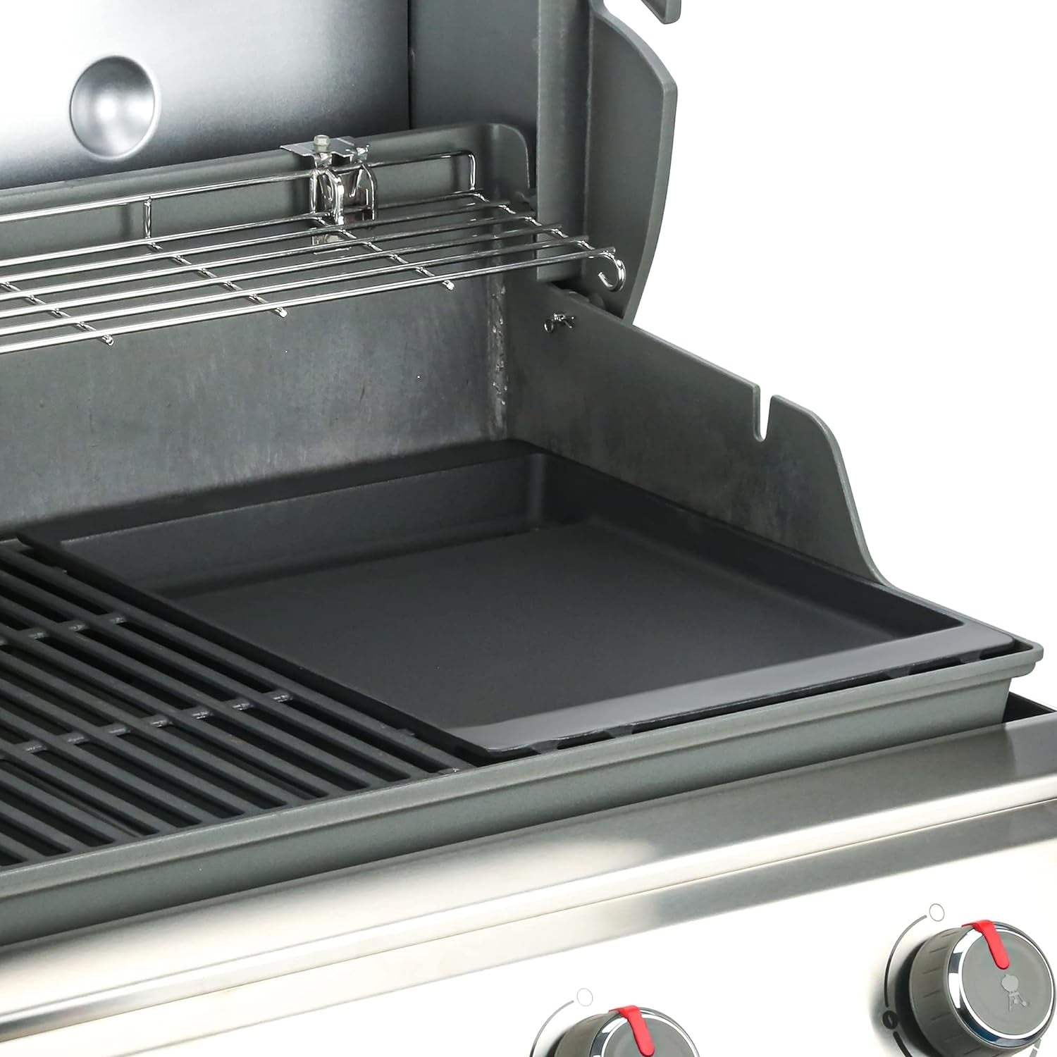 Grill Griddle 7566 Griddle Replacement Parts Cast Iron Griddle for Weber Genesis. Griddle for Weber Genesis Grill 300 Series Genesis E-310 E-320 E-330 S-310 S-320 S-330 EP-310 EP-320 EP-330 CEP-310 - Image 6