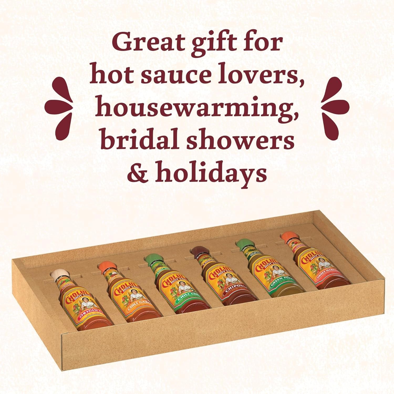 Cholula Hot Sauce Variety Pack. Product of Mexico. Gift Set Includes Six 5 Fl Oz Signature Cholula Hot Sauces for Eggs. Pizza. Mexican Dishes. and More. 30 Fl Oz - Image 2