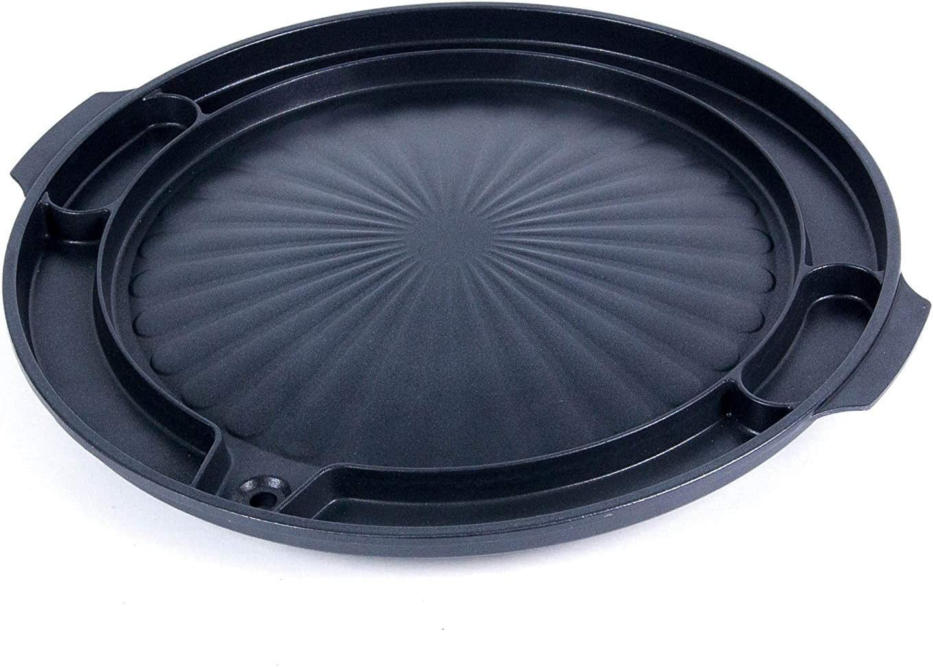 - Master Grill Pan. Korean Traditional BBQ Grill Pan - Stovetop Nonstick Indoor/Outdoor Smokeless BBQ Cast Aluminum Grill Pan - Image 2