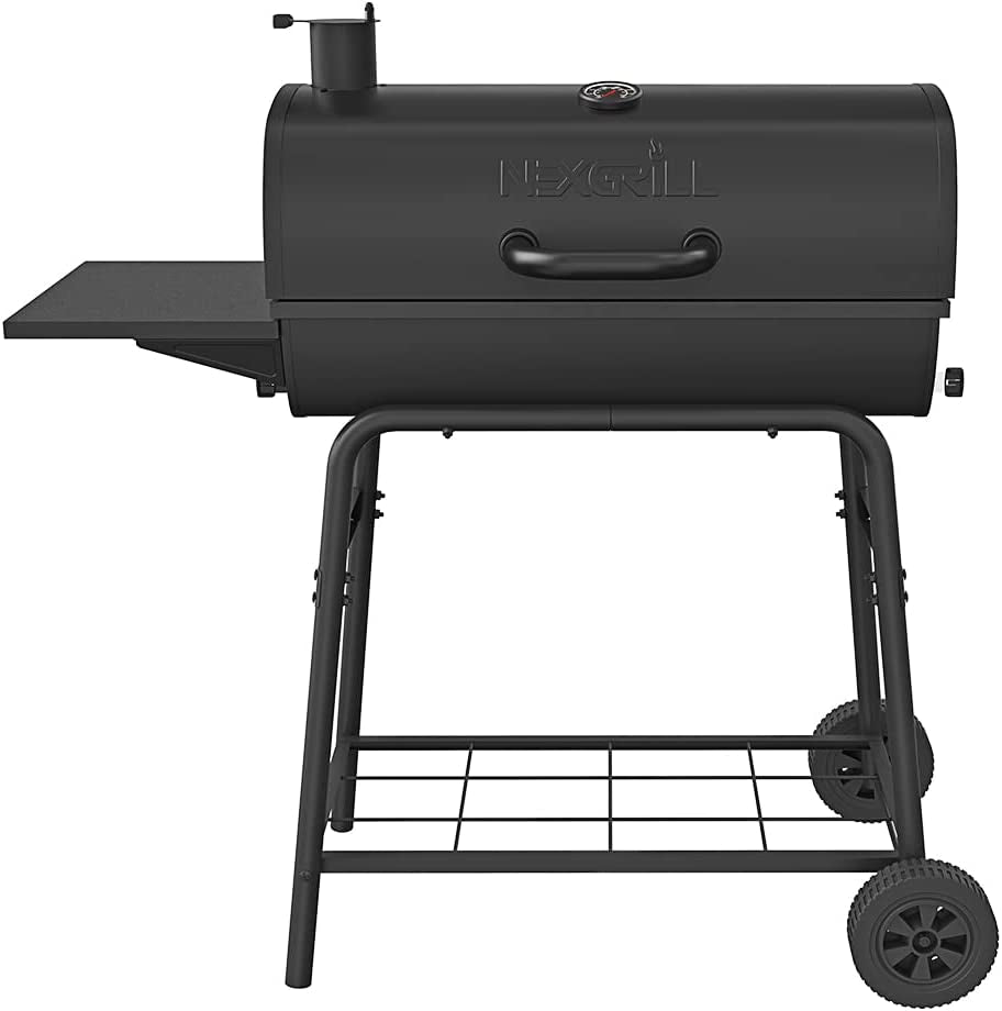 Nexgrill Premium Charcoal Barrel Grill. 29 Inches Barbecue Grill. Heavy Duty Charcoal Barrel BBQ Grill. Outdoor Cooking. Side Shelf. for Camping. Patio. Backyard. Tailgating Barrel Grill - Image 10