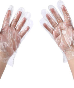 Disposable Food Prep Gloves - 500 Piece Plastic Food Safe Disposable Gloves. Food Handling. One Size Fits Most 500 PCS