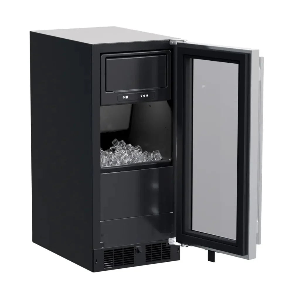 15 Marvel Outdoor Built-in Clear Ice Machine. Factory Installed Pump. Solid Stainless Steel Door. Reversible Hinge - Image 2