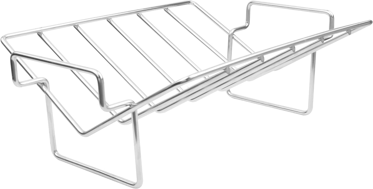 Thanksgiving Turkey Roasting Rack Stand for Smoker and Grill. Turkey Roaster V Rack Stainless Steel Rib Racks for Grilling and Smoking. for Large and Xlarge Big Green Egg.Kamado Joe.Big Joe Etc - Image 6