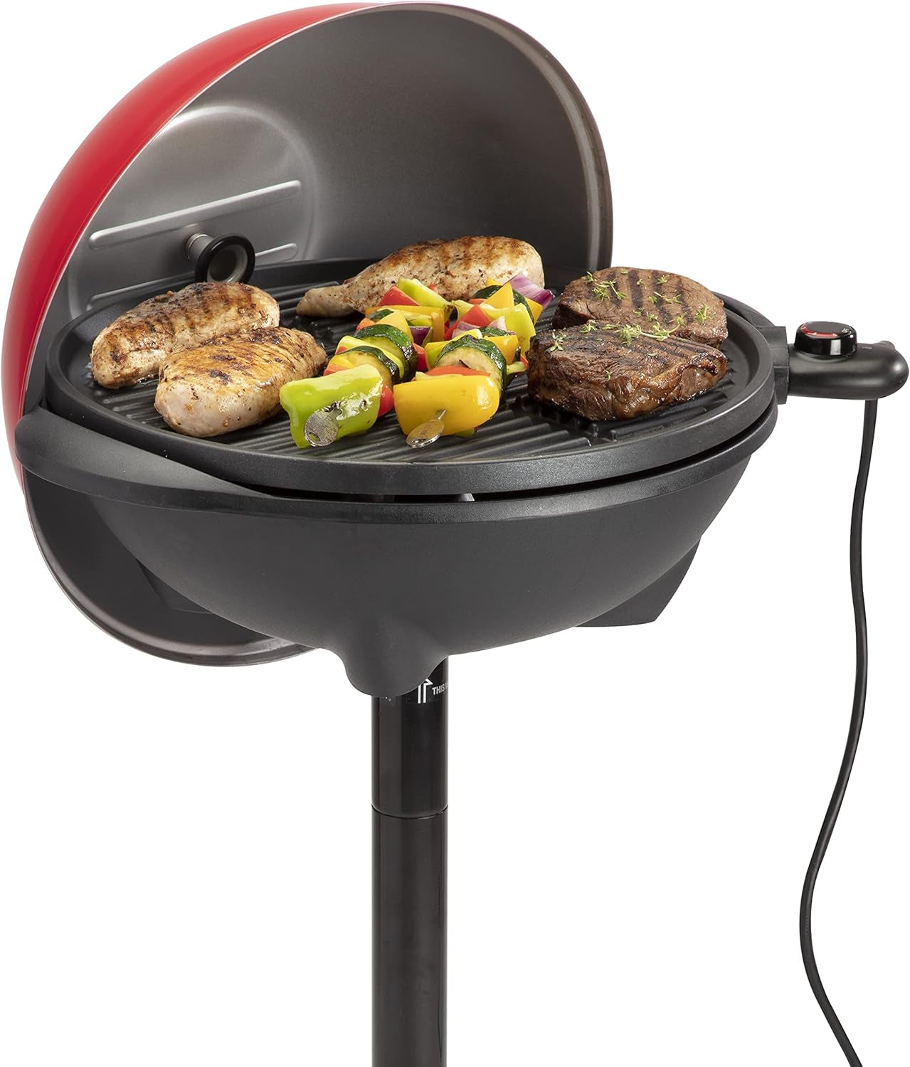 Cuisinart Indoor/Outdoor Electric Grill. 2-In-1 Portable BBQ with Non-Stick Cooking Surface. Electric Grill Outdoor with Adjustable Heat. Stand/Tabletop Options for Cookouts. Barbecues. Small Spaces - Image 10