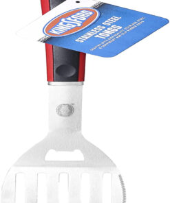 Kingsford Grill Tools Stainless Steel BBQ Spatula with Red & Black Handle| Classic Grill Spatula | Stainless Steel Grilling Tools Spatula| Kingsford Spatula for BBQ Grilling