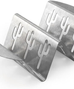 Nordic Ware 365 Indoor/Outdoor Stainless Steel Taco/Rib Grilling Rack. 8.5-Inch