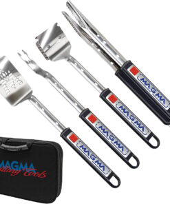 Products. 5 Piece Telescoping Grill Tools Set. A10-132T. Silver