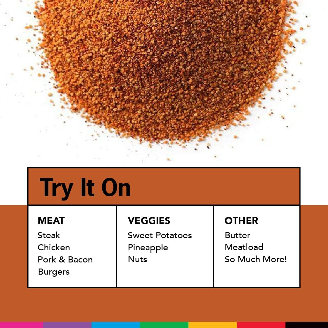 Spiceology - Smoky Honey Habanero - Sweet & Spicy BBQ Rub - Barbeque Rubs. Spice Blends and Seasonings for Smoking or Grilling - Use On: Chicken. Wings. Pork. Steak. Nuts. Butter. Bacon. or Burgers - 5.7 Oz - Image 4