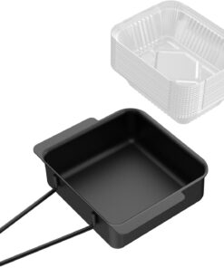 GARNETIN Nexgrill Grill Drip Pan & Grease Catcher Cup for 720-0830H.D/EH. 720-0882A. 720-0888/N Models - Holder Drip Tray with 15 Aluminum Foil Liners