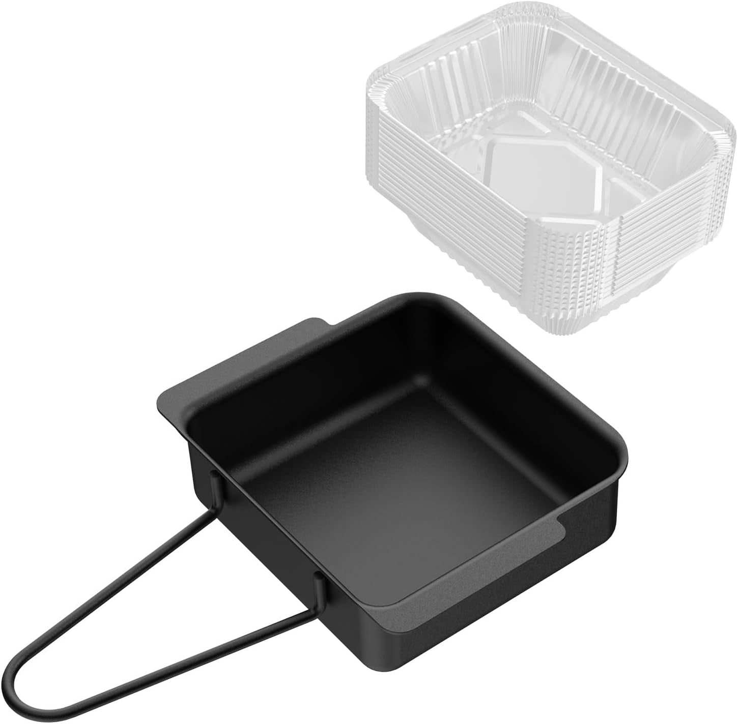 GARNETIN Nexgrill Grill Drip Pan & Grease Catcher Cup for 720-0830H.D/EH. 720-0882A. 720-0888/N Models - Holder Drip Tray with 15 Aluminum Foil Liners