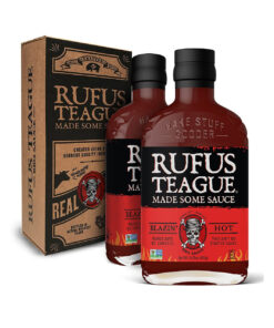 Rufus Teague - Blazin' Hot BBQ Sauce - Premium Barbecue Sauce - 15.25 Oz. Bottles - 2 Pack