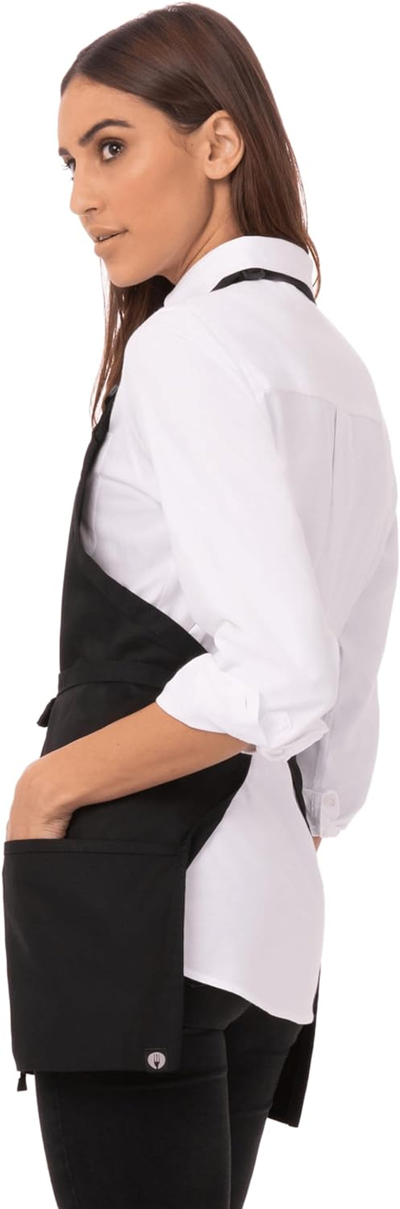 Chef Works Unisex Three Pocket Apron - Image 3