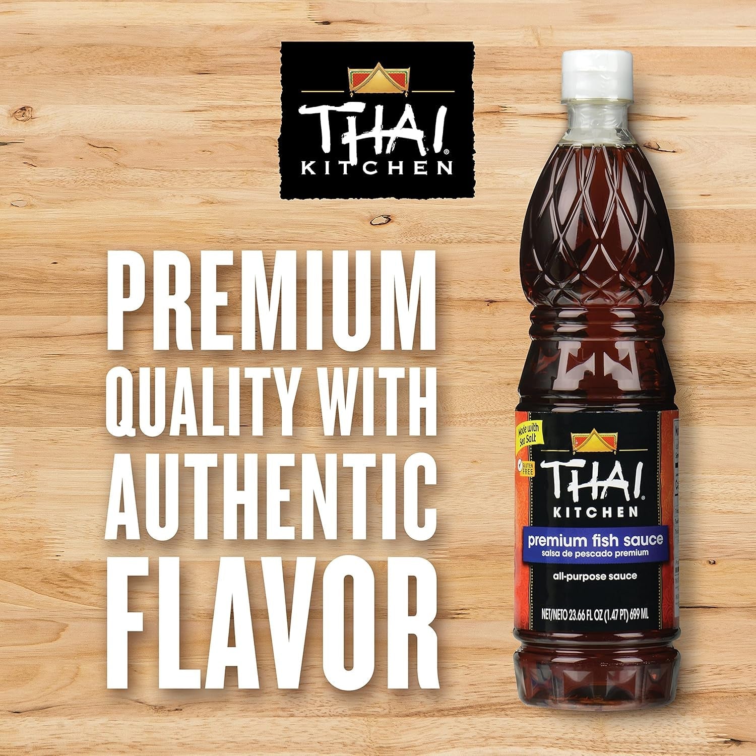 Thai Kitchen Premium Fish Sauce. 23.66 Fl Oz - One 23.66 Fluid Ounce Bottle of Fish Sauce Crafted for Dressings and Marinades for a Sweet. Tangy and Spicy Flavor - Image 3