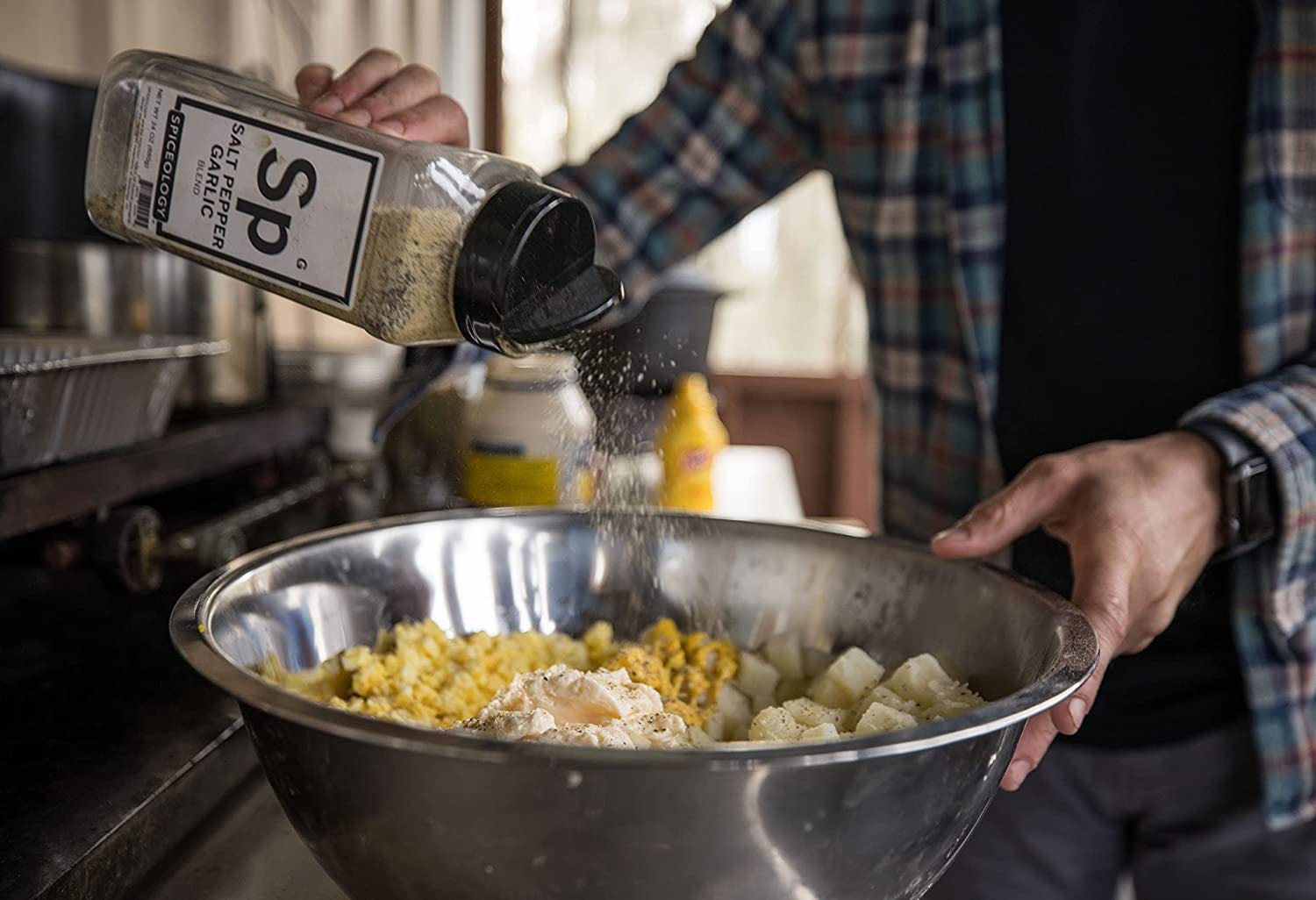 Spiceology - Salt Pepper Garlic - SPG - Use On: Steak. Chicken. Hamburgers. Brisket. Turkey. Stew - BBQ Rub - Seasoned Salt - Spices and Seasonings - Grill Seasoning - Image 7