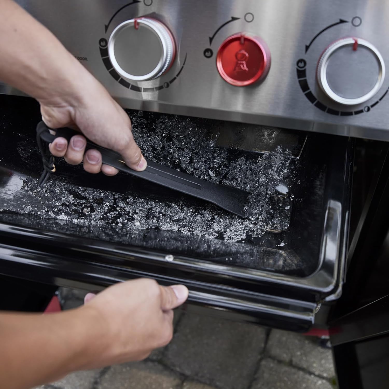 Weber Genesis E-325 Natural Gas Grill for Outdoor Cooking. 3 Burners. Black - Image 5