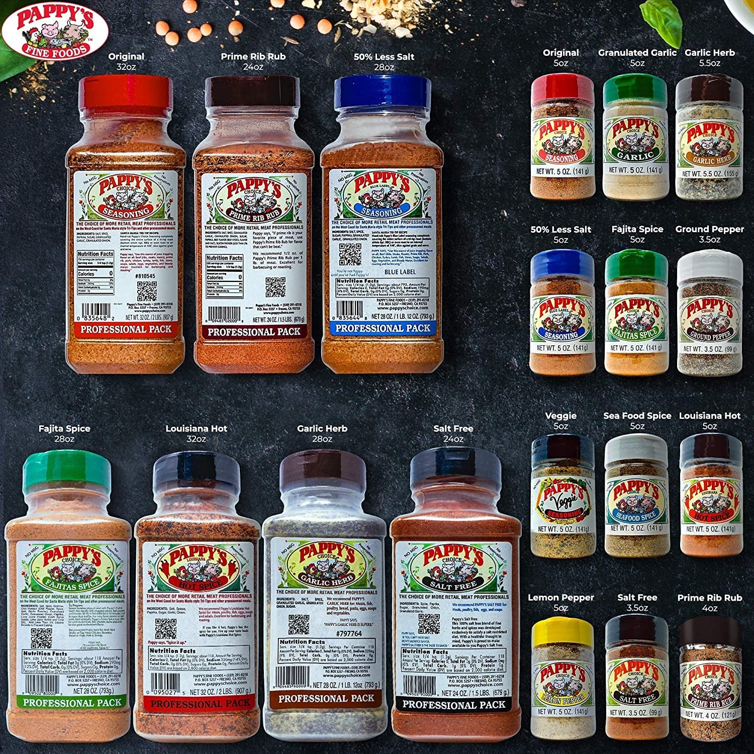 Pappy'S Choice Seasonings - Original. Perfect for Bbq and Smoked Brisket. Steak. Beef. Chicken. Fajita. Hogs. Rib. Seafood. Bagel. Popcorn. Jerk. Pizza and More. - Image 5