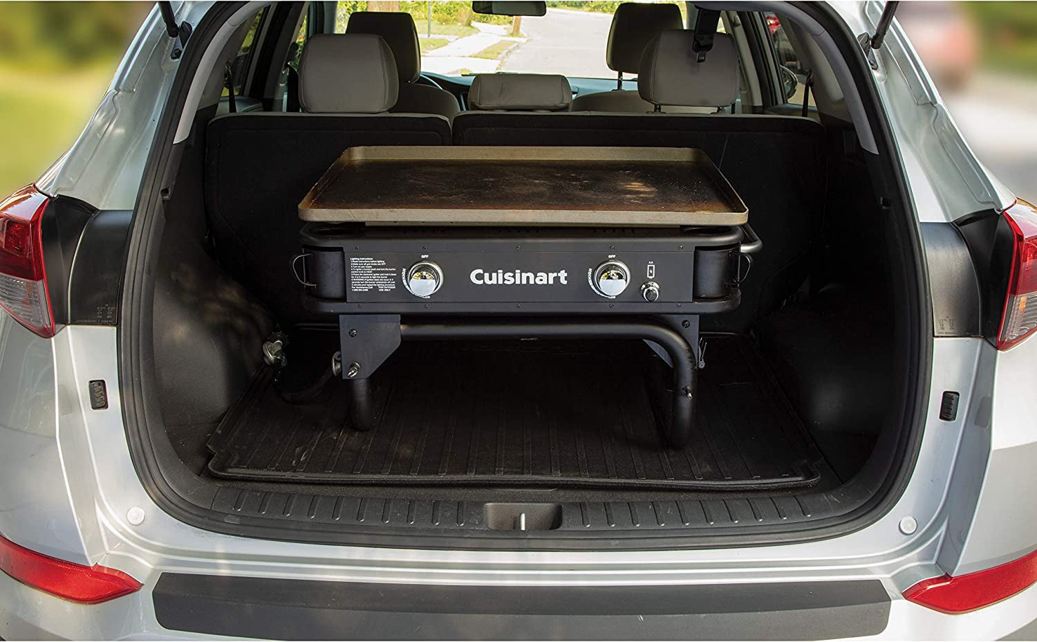 Flat Top Professional Quality Propane CGG-0028 28 Two Burner Gas Griddle - Image 11