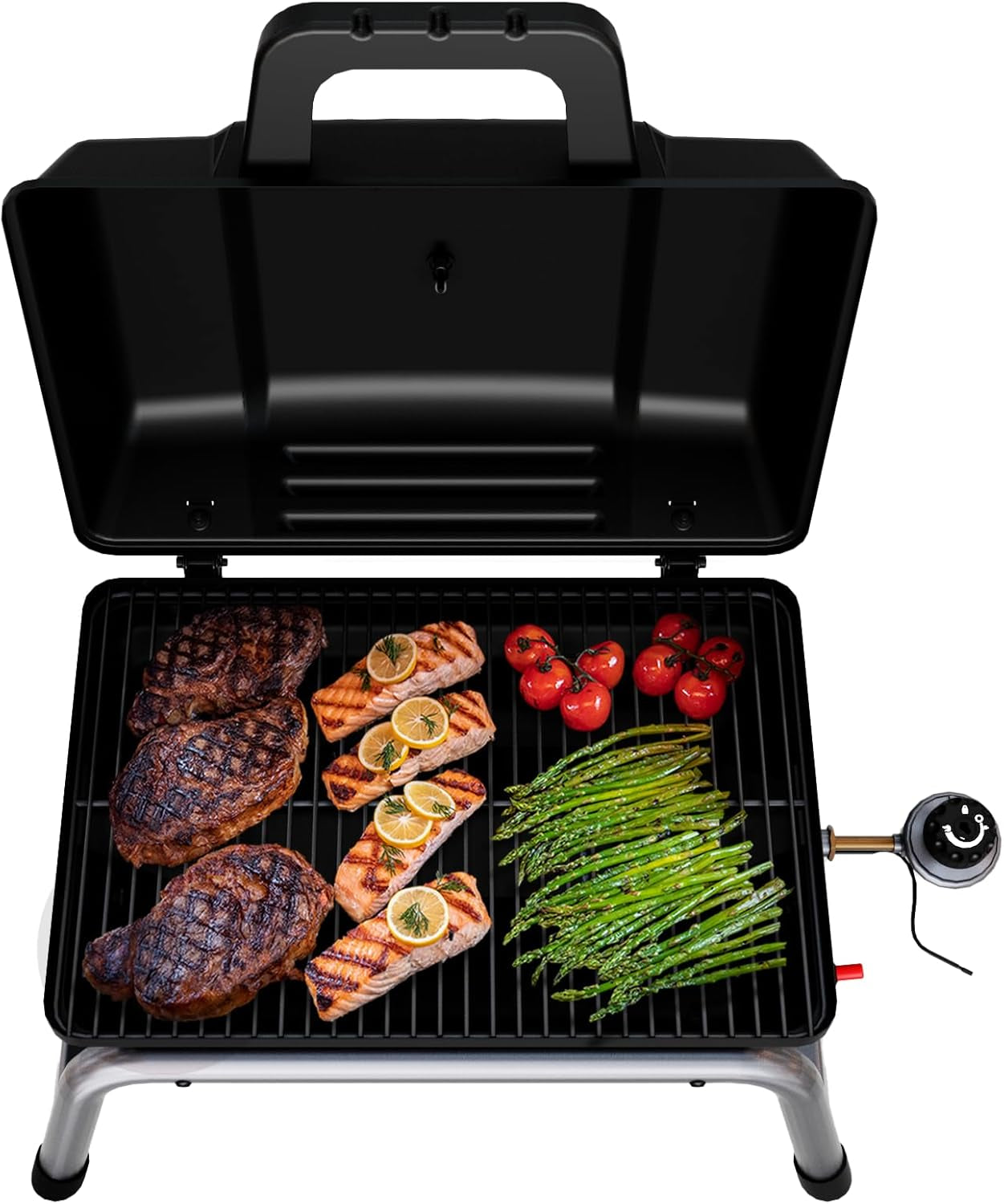 Char-Broil® 1-Burner Portable Propane Gas Grill. Black – 17402049 - Image 4