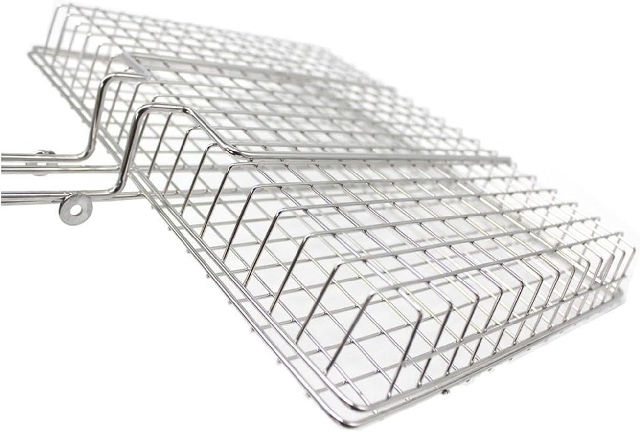 Grill Basket NABAOXUN BBQ Grilling Basket Fish Grill Basket. Grill Basket Grill Rack.Outdoor Grill Accessories - Image 6