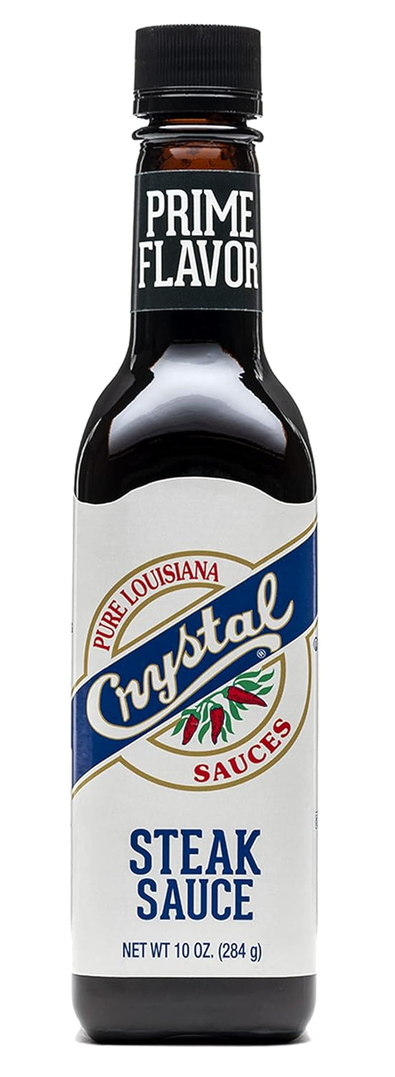 Crystal Louisiana'S Steak Sauce. 10 Ounce. Compliments Steak. Chicken. Pork. Grilled. Baked or Fried. Zesty & Smoky