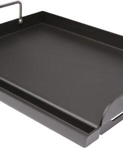 Griddle for Gas Grill. Flat Top Cast Iron Griddle Insert for Outdoor Gas Grill. 17 X13 Nonstick Coating Cooking Skillet Pan Teppanyaki for Weber Charbroil Camp Chef and Gas/Charcoal/Electric Grill