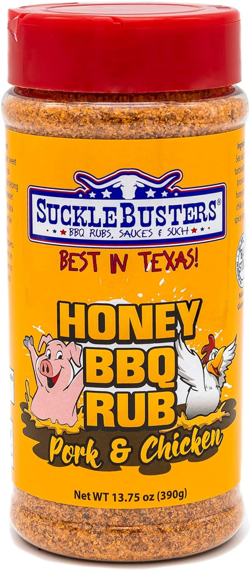 Sucklebusters Honey BBQ Rub for Pork and Chicken