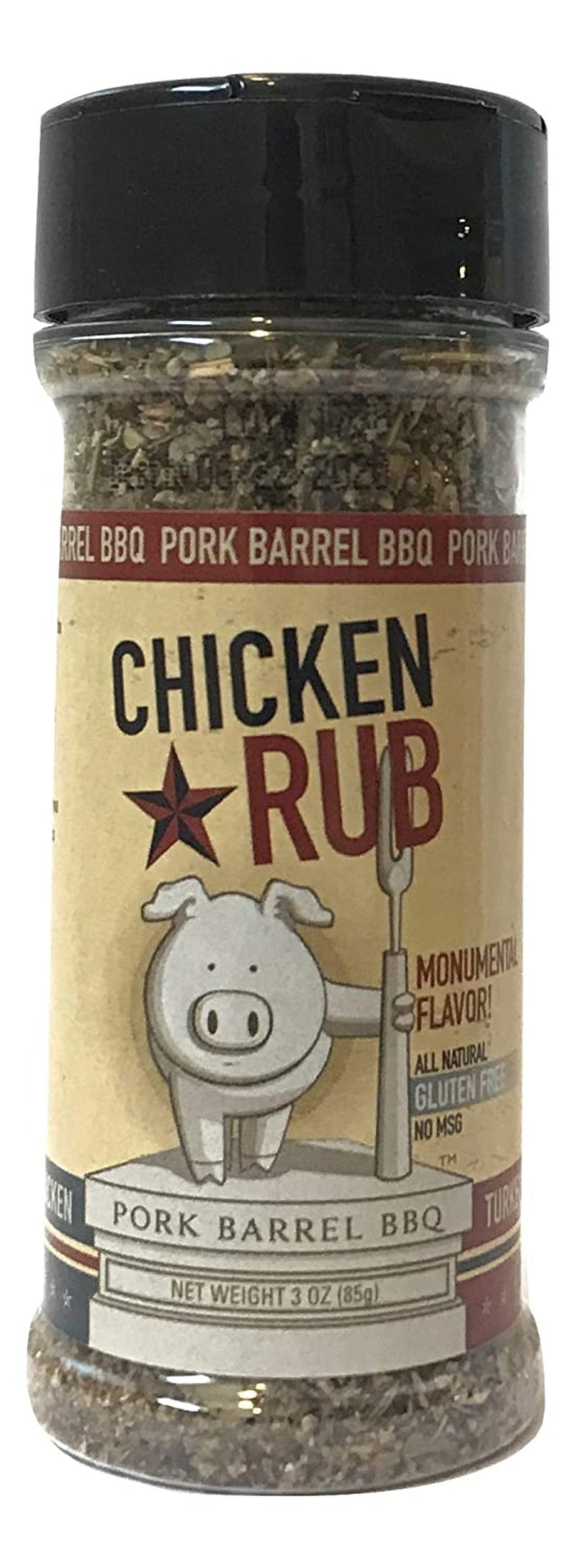 BBQ Dad Gifts for Men - Pork Barrel BBQ Spices and Seasonings Sets - BBQ Gift Set - Grill Holiday Spice Basket: Pork Rub. Steak Seasoning and BBQ Rub. and Chicken Seasoning and BBQ Rub (Spices and Seasonings Sets) - Image 4