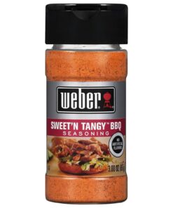 Weber Sweet'N Tangy BBQ Seasoning. 3 Ounce Shaker