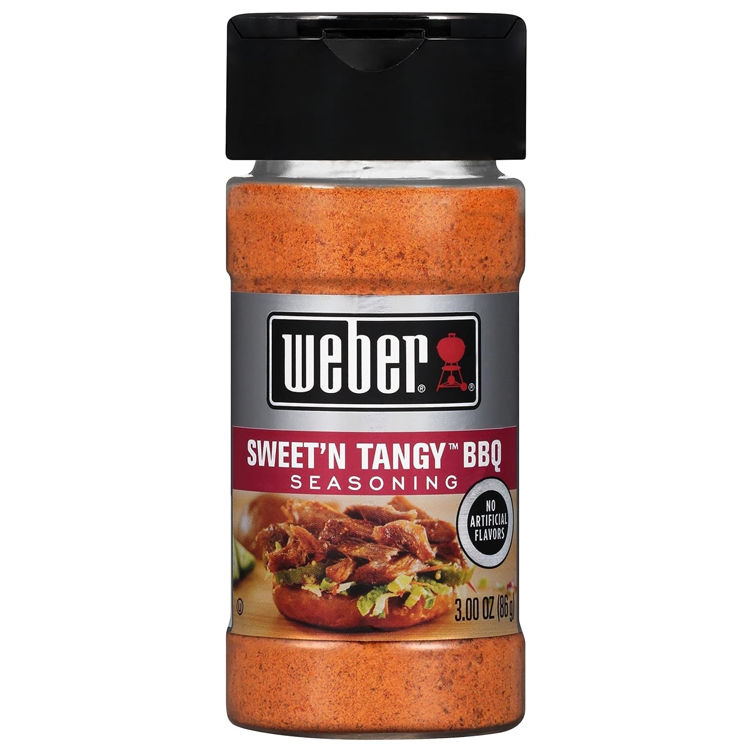 Weber Sweet'N Tangy BBQ Seasoning. 3 Ounce Shaker