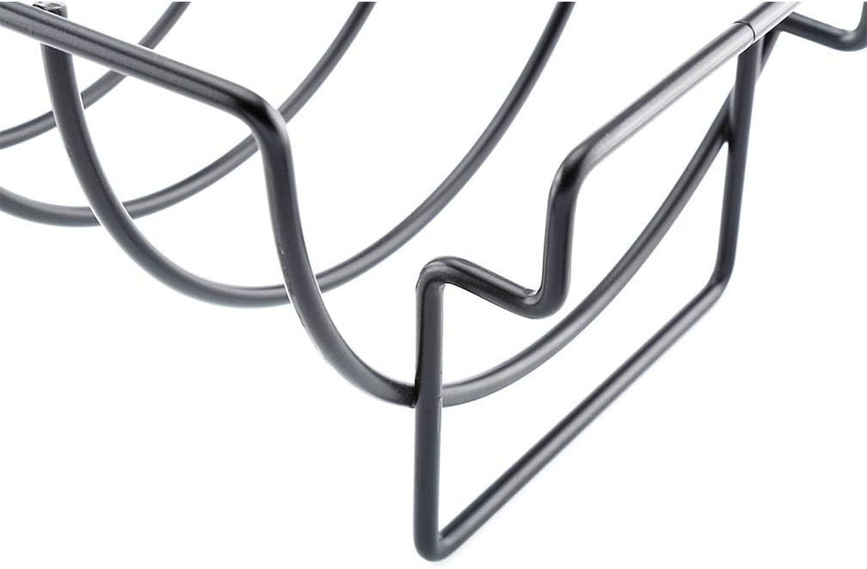 KUNANG BBQ Rib Racks for Smoking.Turkey Roasting Rack Roast Rack Dual Purpose Fit for Smoker.Oven and Grill - Image 9