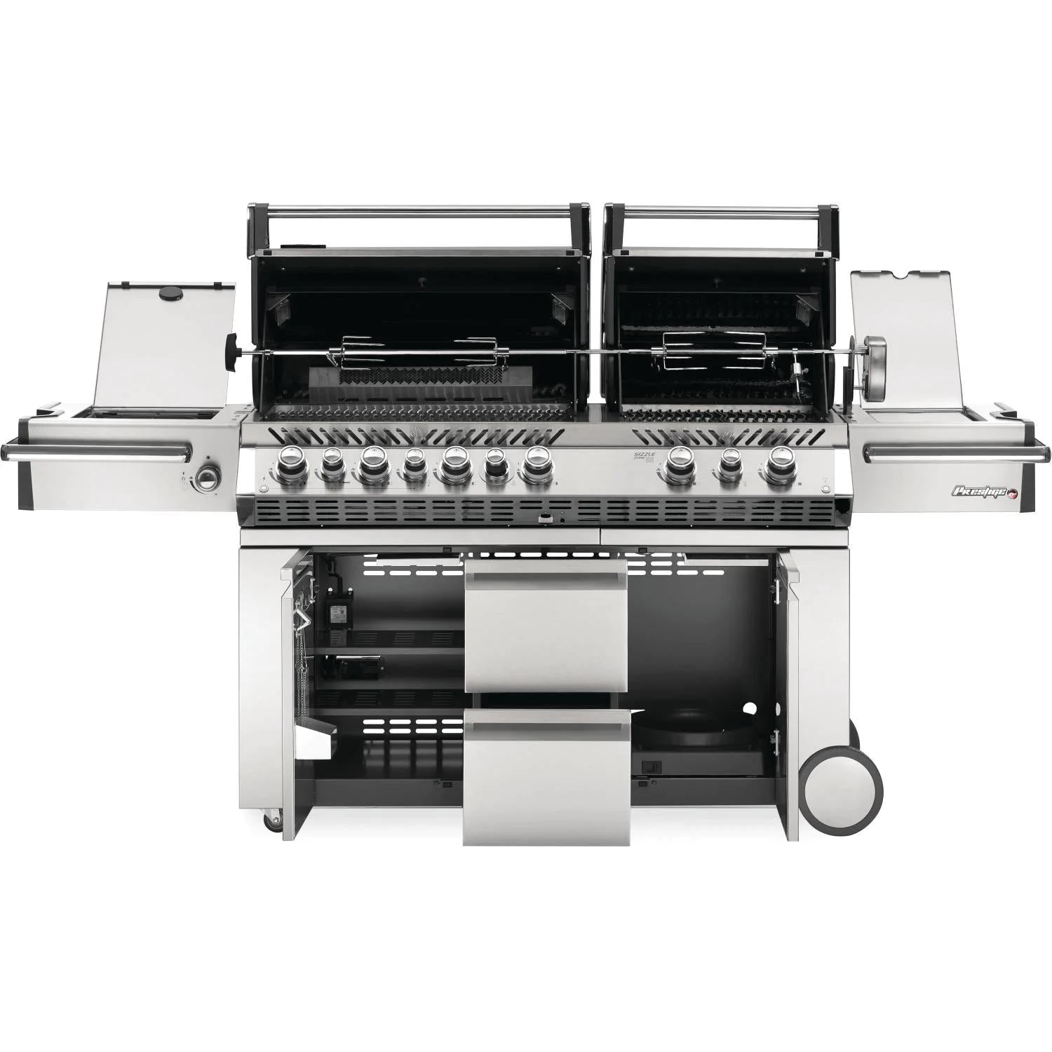 Napoleon: Prestige Pro 825 Gas Grill With Power Side Burner. Infrared Rear & Bottom Burners - Image 3